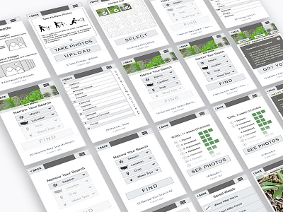 Farmprogress Wireframes android app design farming ios mobile phone ux wireframes