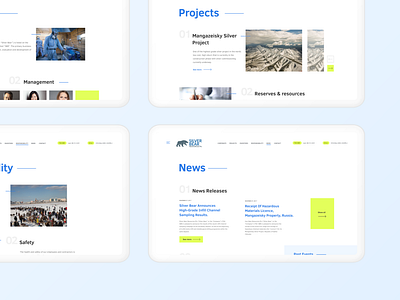 Main page concept design