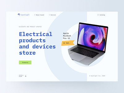 Device Store – Promo clean design interface minimal promo ui ux web web design website