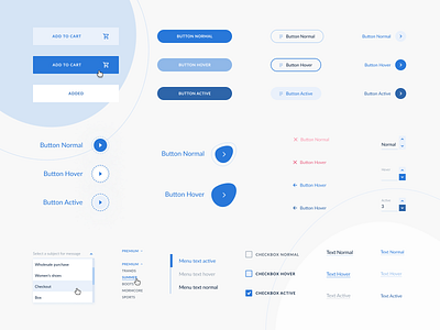 Caprice UI Kit atwinta clean design desktop digital figma figmadesign interface minimal simple ui ui kit user experience user interface ux web web design