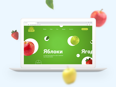 Website Conception apple flat green minimal ui web webdesign website