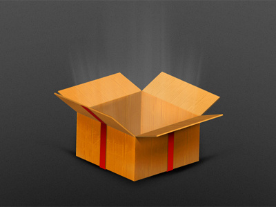 Cardboard Box box illustrator photoshop textures