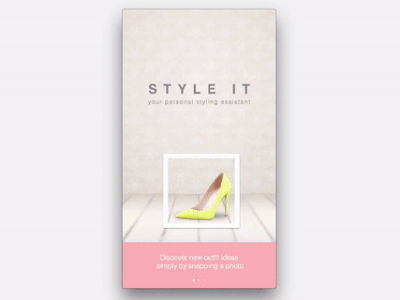 Fashion App Onboarding animation design mobile onboarding ui ux