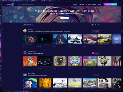 NFT Marketplace Website clean creative crypto dark design exchange illustration landing landing page nft product trend ui uidesign uiux ux web web design webdesign website