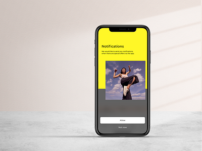 Notification Screen app branding card design e comerce e commerce app ecommerce ecommerce app ecommerce design editorial fashion figma notification notifications popup prompt takeover ui