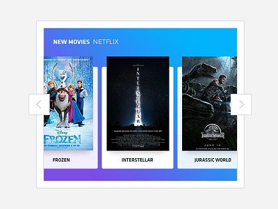 New Movies Cards card cards design interface material movie movies project ui website