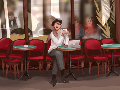 Coffee Time Illustration