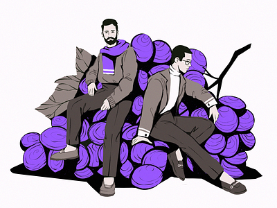 Purple Vibes Illustration