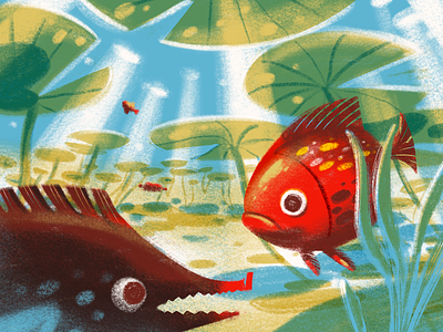 Animal World: Fish Illustration