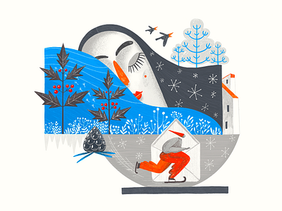 Art of Seasons: Winter Illustration