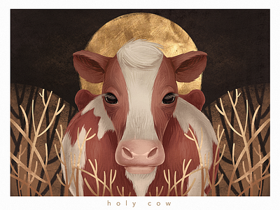 Holy Cow Illustration