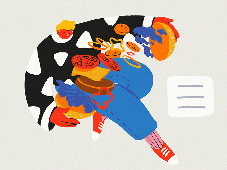 Hamburger Menu Illustration by tubik.arts on Dribbble