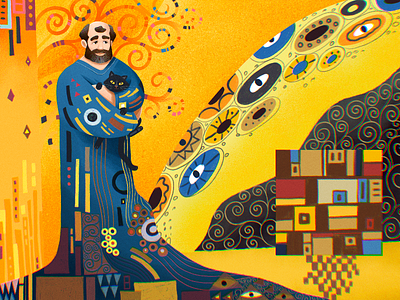 Artists' Universe: Gustav Klimt art artist artistic artists artwork design design studio digital art digital artwork digital illustration digital painting graphic design illustration illustration art illustrations illustrator klimt painter painting symbolism