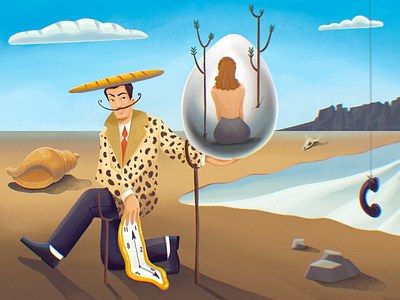 Artists' Universe: Salvador Dalí by tubik.arts on Dribbble