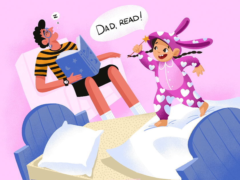 Kids’ Life Stories: Bedtime Reading by tubik.arts on Dribbble