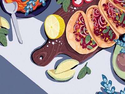 Mexican Food Illustration