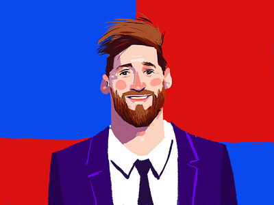 Lionel Messi Digital Portrait