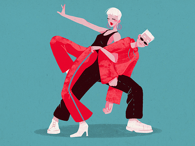 Young and Nifty Illustration character couple dance design design studio digital art digital illustration digital painting fashion fashion illustration graphic design illustration illustration art illustrations illustrator people illustration procreate style trendy young