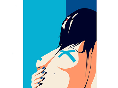 Female Posture graphic design illustration illustrator minimal minimalistic