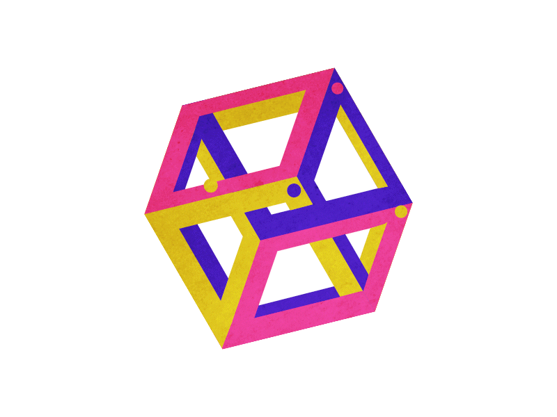 Cuboid 2d animation after effects cuboide escher motion