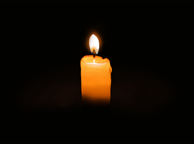 Candle 2d art candle drawing illustraion light photoshop wacom intuos