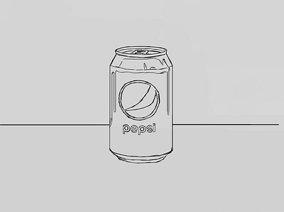 Pepsi Sketch 2d art digital art drawing drink illustraion pepsi photoshop wacom intuos