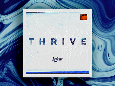 Thrive Album Cover Design album art album cover album cover design album mockup custom marbled marble thrive