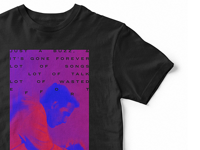 T-Shirt Design album design black tshirt design design duotone graphic design lapierre music t-shirt design texture tshirt mockup tshirtdesign typography