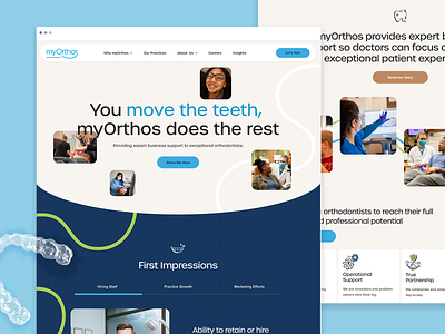 myOrthos Website Redesign