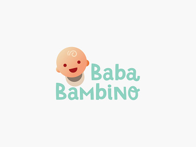 Baba Bambino - Visual Signature. babies baby brading brand graphic design kids logo logotype symbol visual signature
