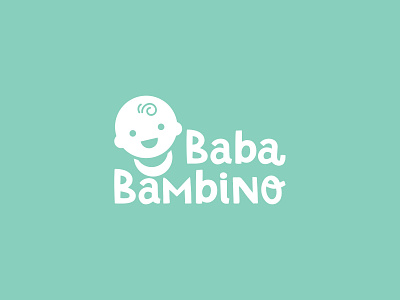 Baba Bambino - One color job babies baby brand branding graphic design logo logotype
