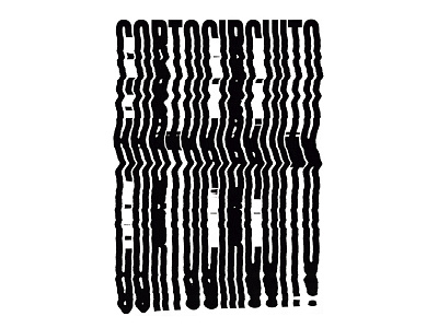 "Cortocircuito" Fanzine cover cover design distort distortion fanzine glitch illustrator photoshop scan scaner scanography zine