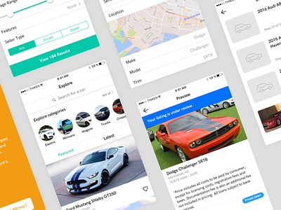 CarsOnly branding concept design ios ui ux