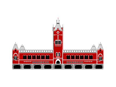 Chennai Central Illustration