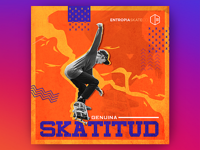 Instagram Ad for Entropia Skate Co. ad branding composition graphic design illustration instagram