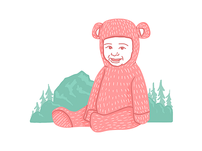 Addybear | A cartoon with personality baby bear cartoon character cute vector