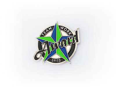 Team Work Award | Enamel Pin award pin star team work