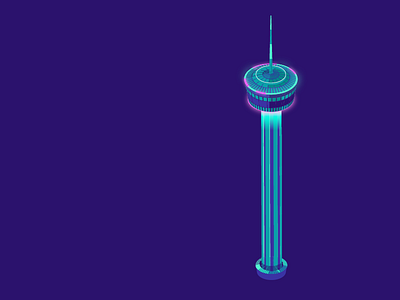 Tower of the Americas | Illustration | WIP