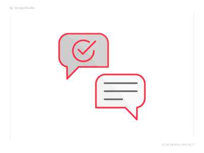 Communication made easy | icon communication conversation flat icon simple texting web