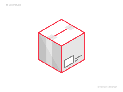 Files delivered package | icon box delivery files flat icon package