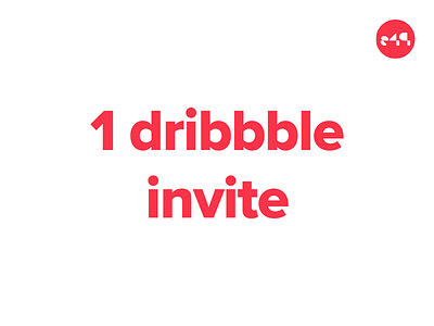 1 dribbble invite left