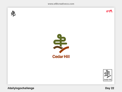 22/50 Cedar Hill City Logo cedar city dallas dfw hill logo texas