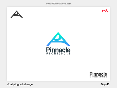 43/40 Pinnacle Architecture Firm Logo