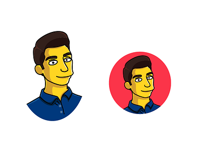 Avatar | Simposonised avatar cartoon portrait self simpsons