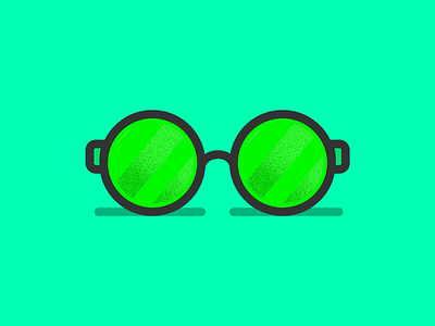 Hipster Glasses experiment glasses hispter icon monoline no life object