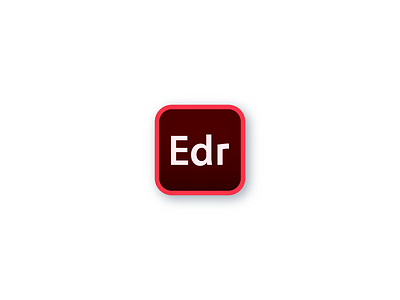 Edr Icon in Adobe CC icon style brand cloud creative fun icon personal