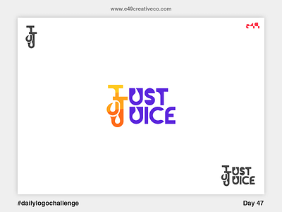 47/50 Just Juice Logo juice just logo