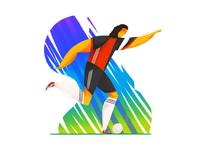 El principito | Andres Guardado Illustration adidas illustration player soccer world cup