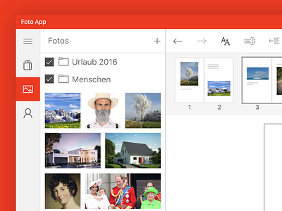Windows 10 Fotoapp appdesign foto fotoapp interface photoapp photobook surfacepro ui uidesign uiux ux