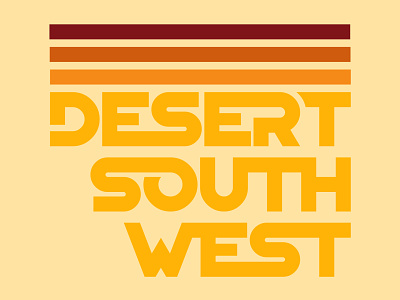 Southwest adventure arizona design logo new mexico outdoors retro type typography utah vintage